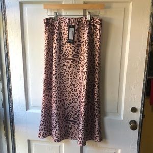 Nasty Gal Leopard Print Skirt